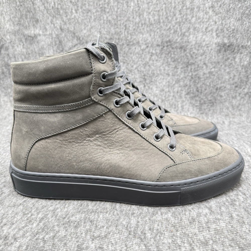 Koio Primo High Top Grizzly Gray Nubuck Sneaker EU 41‎ US 8M 9.5W NWT Italy